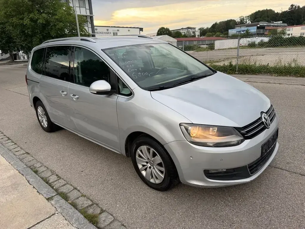 Gebraucht VW Sharan 150 PS (110 kW) 2015 Silber Van / Kleinbus