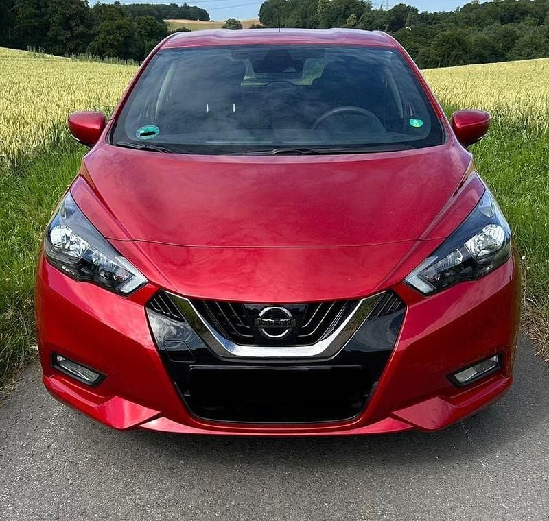 Rot Gebraucht 2022 Nissan Micra Visia Kleinwagen | 10.499 € (Superpreis) - Bild 1/4