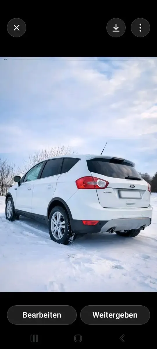 Gebraucht Ford Kuga 163 PS (119 kW) 2012 Weiß SUV