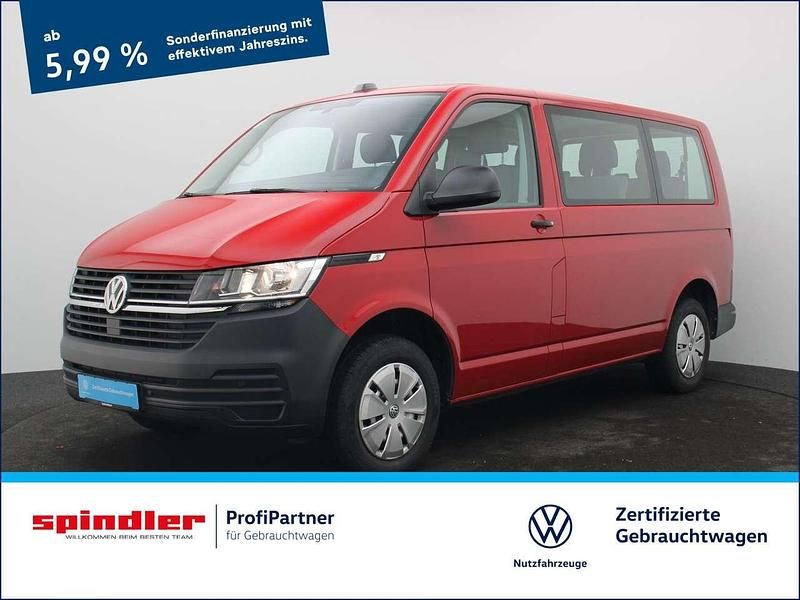 Kirschrot Gebraucht 2022 VW T6.1 Van | 30.980 € (Superpreis) - Bild 1/3