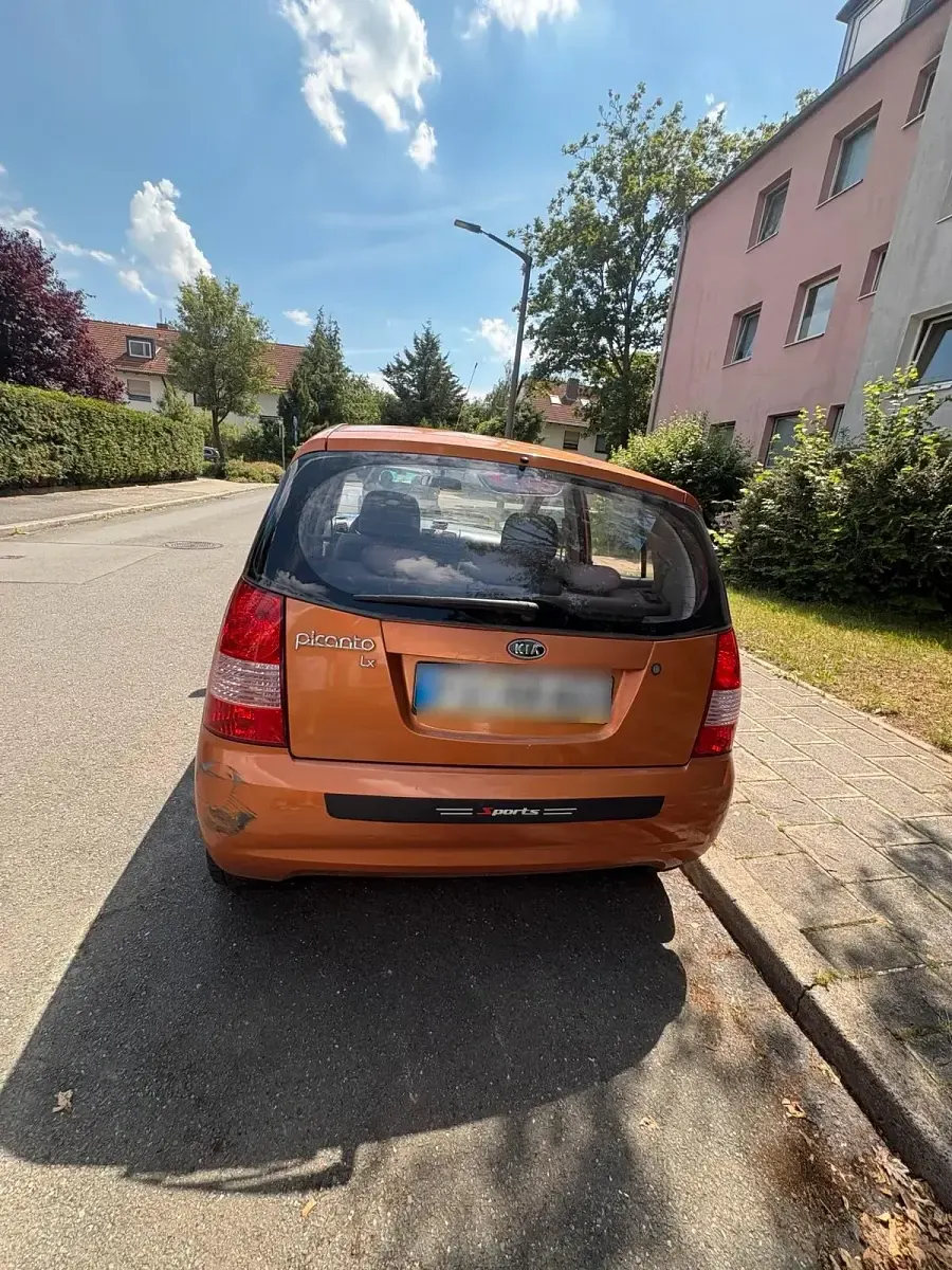 Gebraucht Kia Picanto 65 PS (47 kW) 2005 Orange Kleinwagen