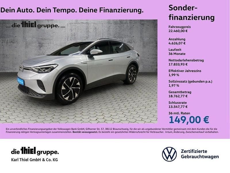 Gebraucht VW ID.4 Pure 150 kW (204 PS) 2021 Gelb SUV