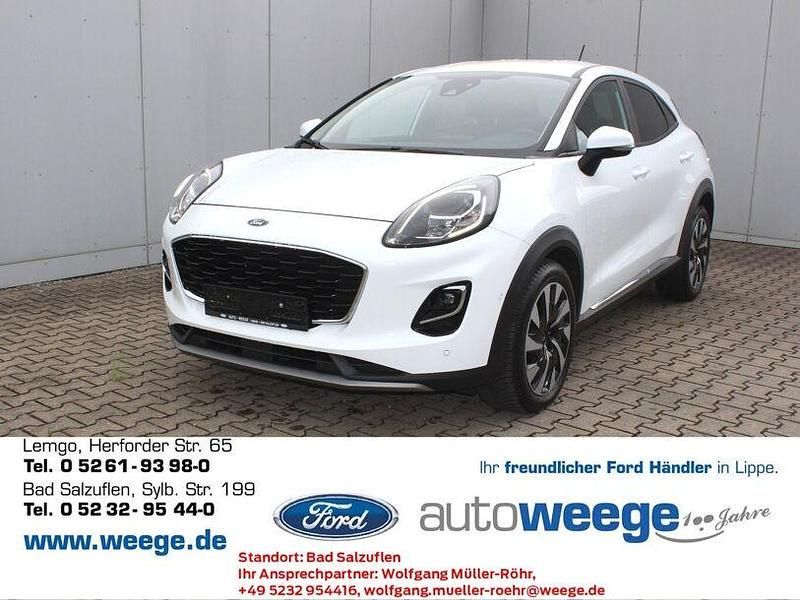 Weiss Gebraucht 2022 Ford Puma Gen-E Titanium SUV | 16.950 € (Guter Preis) - Bild 1/4