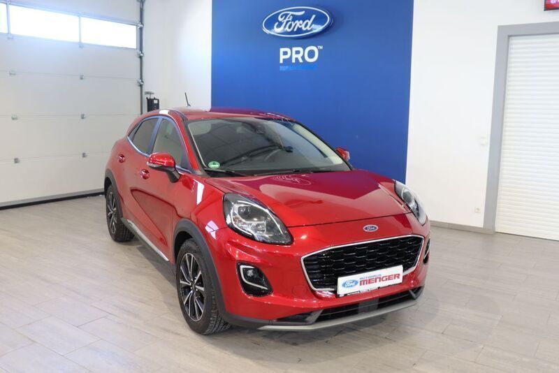 Rot Gebraucht 2021 Ford Puma Titanium SUV | 16.950 € (Superpreis) - Bild 1/2