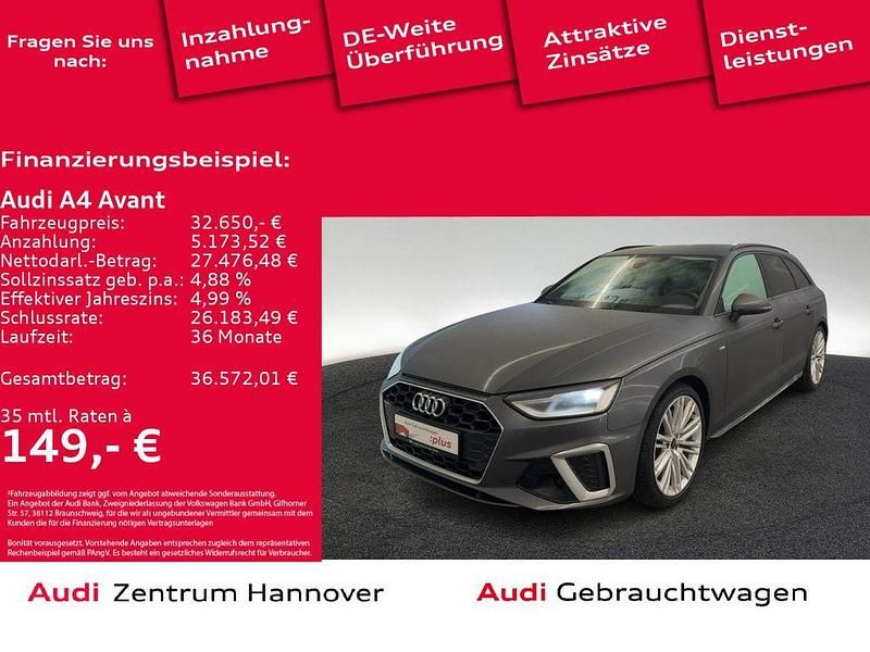 Gebraucht Audi A4 S-Line 204 PS (150 kW) 2023 Daytonagrau perleffekt (metallic) Kombi