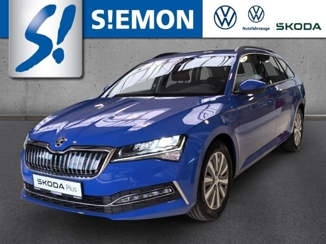 Blau Gebraucht 2022 Skoda Superb Ambition Kombi | 25.930 € (Fairer Preis) - Bild 1/4