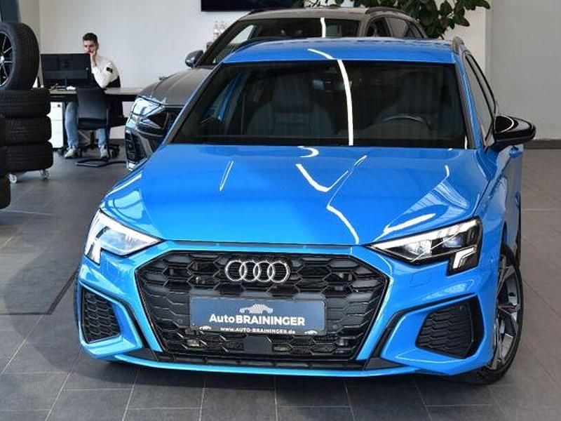 Blau Gebraucht 2021 Audi A3 e-tron S-Line Kleinwagen | 26.550 € (Fairer Preis) - Bild 1/4