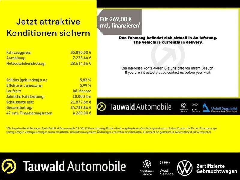 Schwarz Gebraucht 2024 VW Tiguan Allspace S SUV | 35.890 € (Superpreis) - Bild 1/2