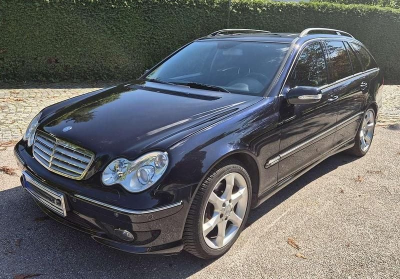 Schwarz Gebraucht 2007 Mercedes C230 Avantgarde Kombi | 6.500 € (Superpreis) - Bild 1/4