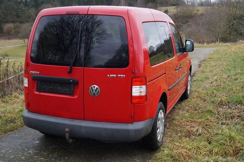 Gebraucht VW Caddy Life 105 PS (77 kW) 2007 Rot Van / Kleinbus