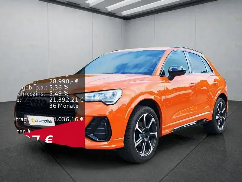 Gebraucht Audi Q3 S-Line 150 PS (110 kW) 2023 Orange SUV