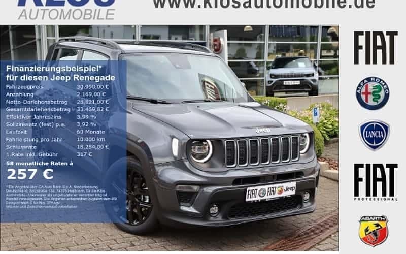 Grau Neu 2025 Jeep Renegade Summit SUV | 30.990 € (Guter Preis) - Bild 1/4
