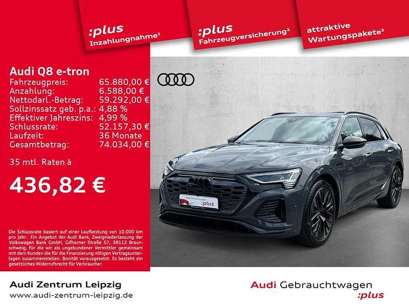 Magnetgrau Gebraucht 2023 Audi Q8 e-tron S-Line SUV | 65.880 € (Fairer Preis) - Bild 1/3