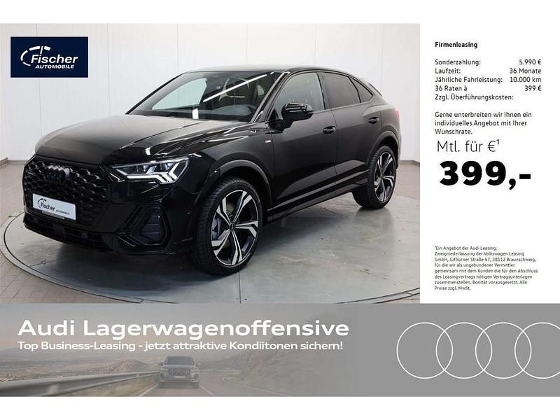 Schwarz Neu 2025 Audi Q3 Sportback Business SUV | 57.880 € (Etwas zu teuer) - Bild 1/4