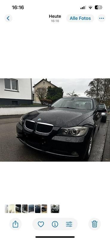 Gebraucht BMW 320 163 PS (119 kW) 2006 Schwarz Limousine