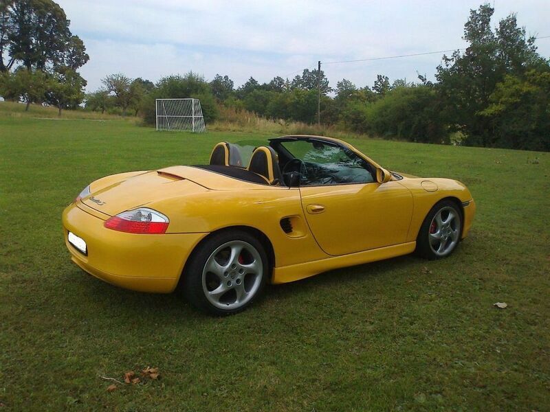 Gebraucht Porsche 986 Boxster 252 PS (185 kW) 2002 Gelb Cabrio