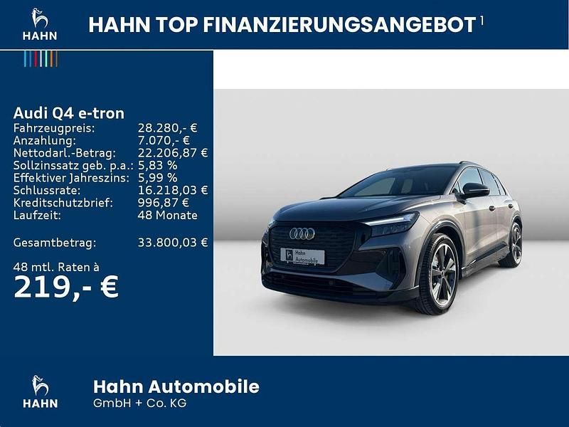 Gebraucht Audi Q4 e-tron S-Line 150 kW (204 PS) 2022 Grau SUV
