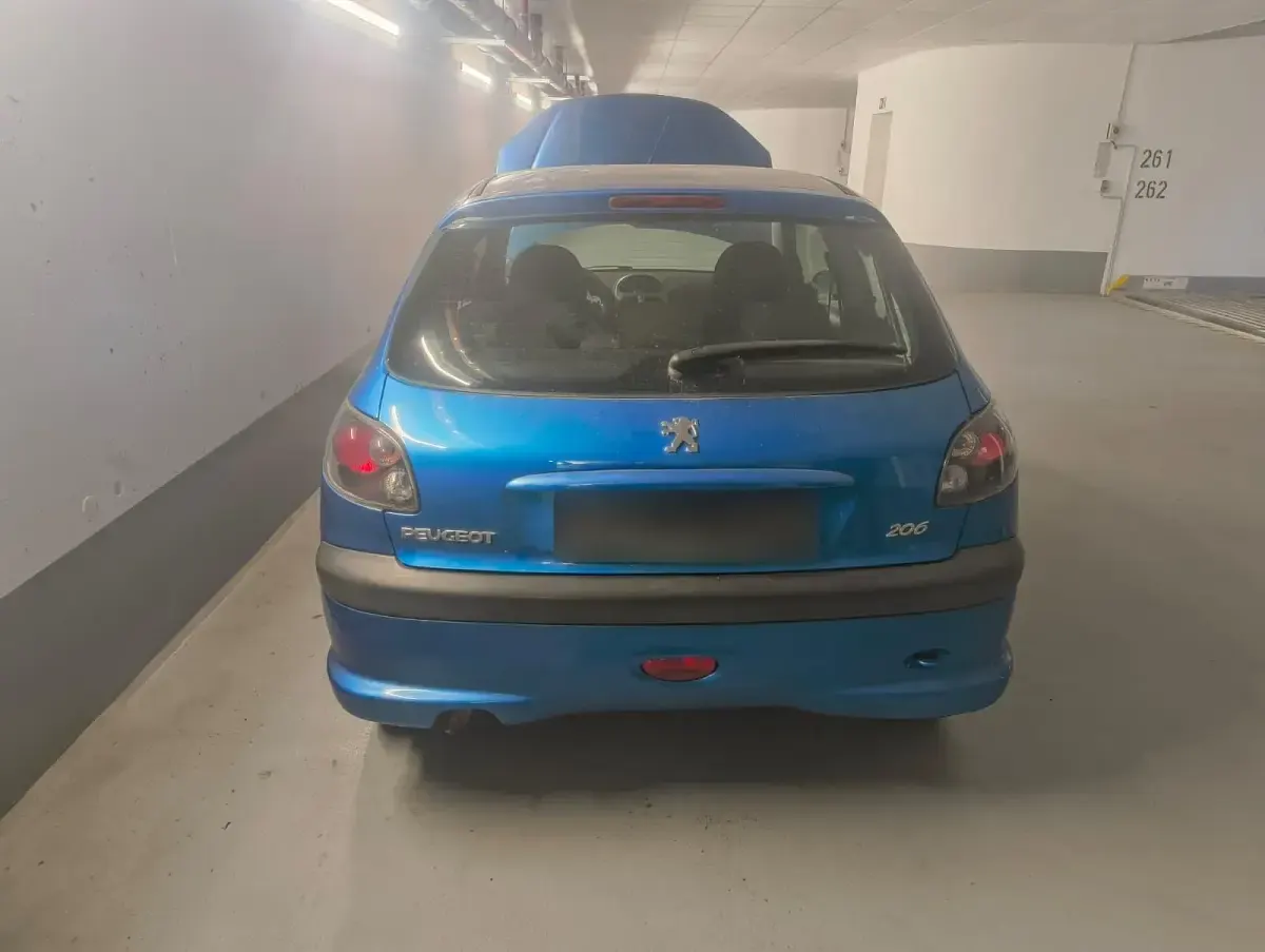 Gebraucht Peugeot 206 88 PS (64 kW) 2004 Blau Kleinwagen