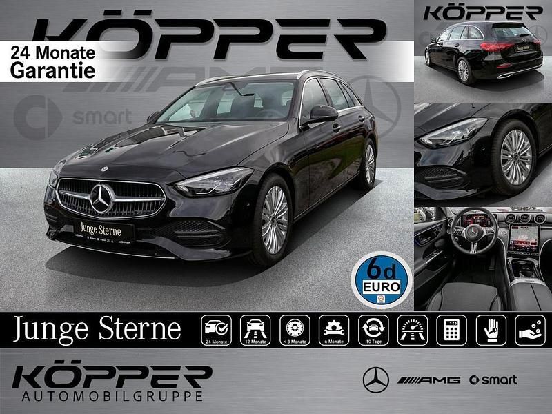 Obsidianschwarz Gebraucht 2024 Mercedes C200 Advanced Kombi | 39.998 € (Fairer Preis) - Bild 1/4