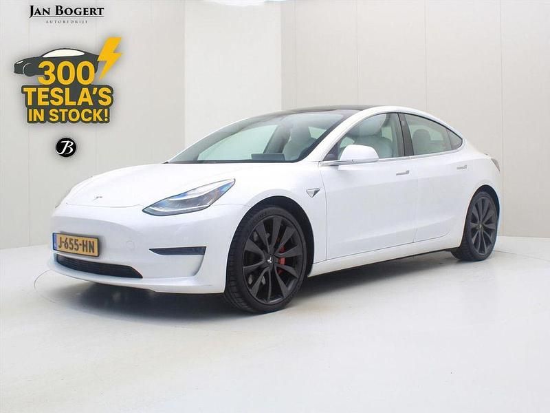 Weiß Gebraucht 2020 Tesla Model 3 Performance Limousine | 24.900 € (Fairer Preis) - Bild 1/4