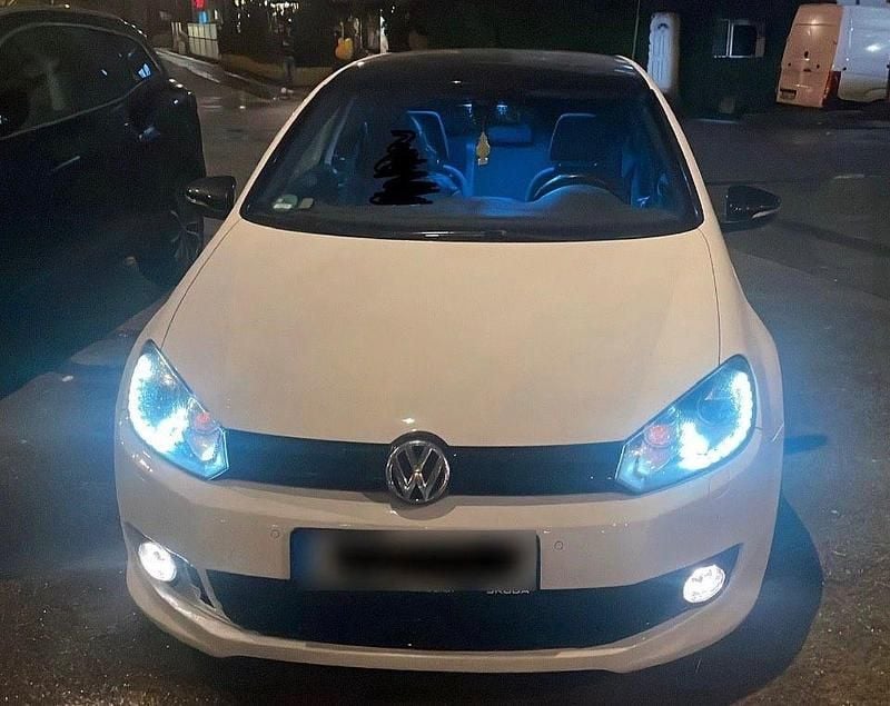 Gebraucht VW Golf VI R-line 110 PS (80 kW) 2009 Weiß Kleinwagen