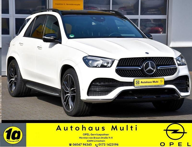 Diamantweiss metalliclack (metallic) Gebraucht 2020 Mercedes GLE400 AMG SUV | 65.900 € - Bild 1/4