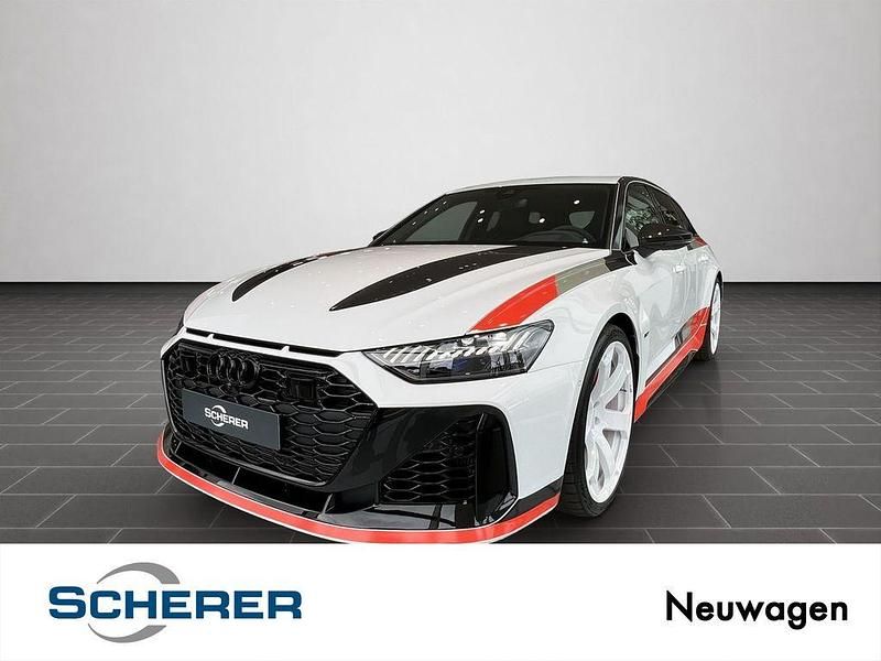 Weiß Neu 2025 Audi RS6 Performance Kombi | 256.990 € - Bild 1/4