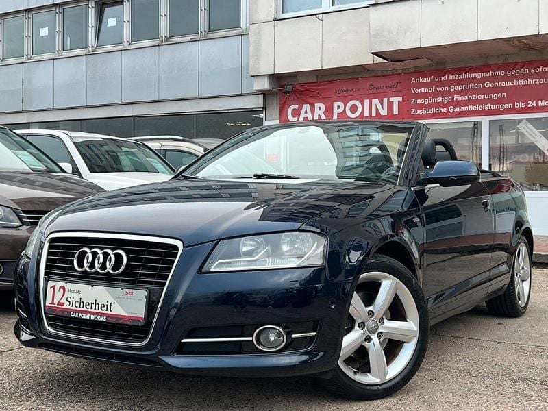 Blau Gebraucht 2011 Audi A3 Cabriolet S-line plus Cabrio | 12.990 € (Etwas zu teuer) - Bild 1/3