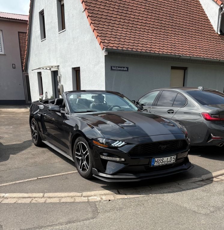 Schwarz Gebraucht 2021 Ford Mustang Cabrio | 28.500 € (Superpreis) - Bild 1/4