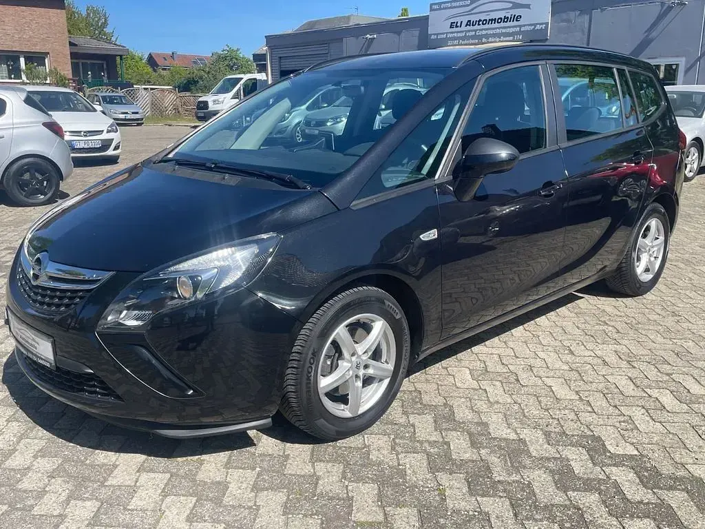 Gebraucht Opel Zafira Tourer Edition 120 PS (88 kW) 2012 Schwarz Van / Kleinbus