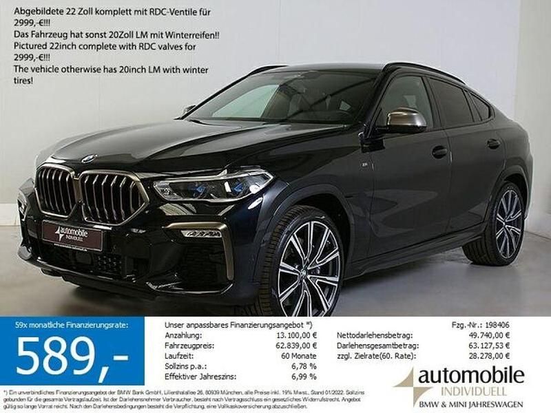 Carbonschwarz (metallic) Gebraucht 2020 BMW X6 Shadowline SUV | 59.940 € (Fairer Preis) - Bild 1/4