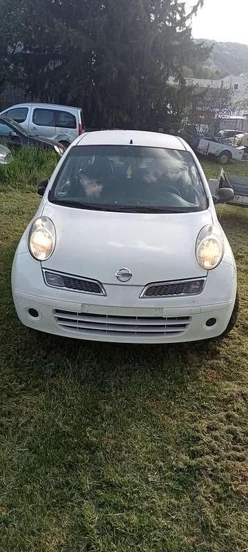 Weiß metallic Gebraucht 2009 Nissan Micra Kleinwagen | 499 € (Superpreis) - Bild 1/4
