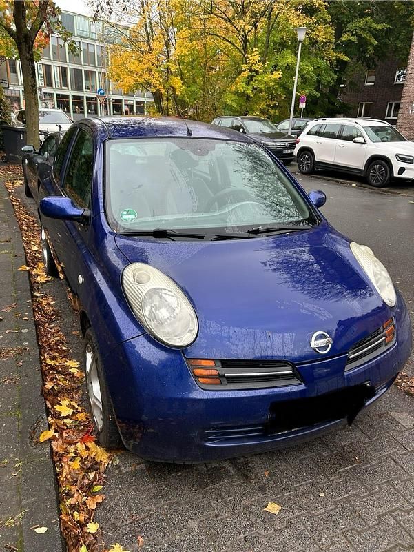 Blau Gebraucht 2003 Nissan Micra Kleinwagen | 1.100 € - Bild 1/4