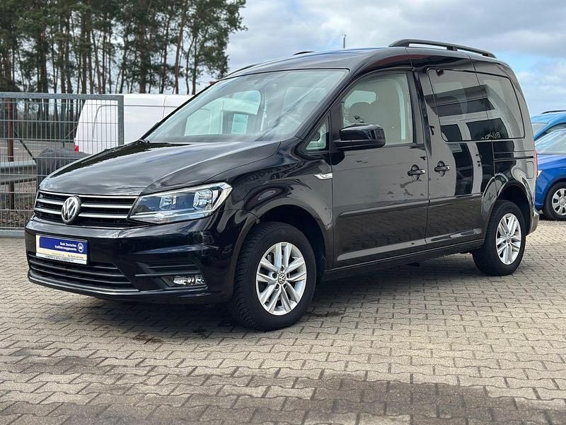Gebraucht VW Caddy Comfortline 102 PS (75 kW) 2016 Schwarz Van / Kleinbus