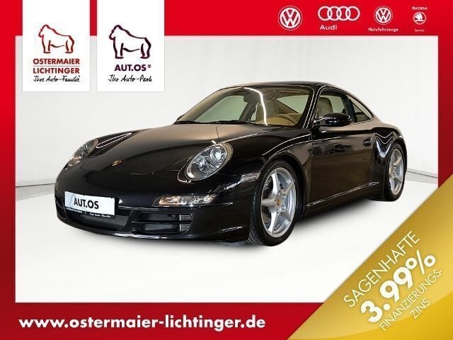 Schwarz metallic Gebraucht 2006 Porsche 911 Carrera 4 Coupé | 39.880 € - Bild 1/4
