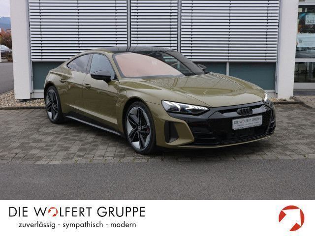 Taktikgrün metallic Gebraucht 2021 Audi RS e-tron GT Sport Limousine | 61.780 € (Guter Preis) - Bild 1/4
