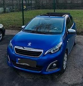 Blau Gebraucht 2021 Peugeot 108 Style Kleinwagen | 10.500 € (Fairer Preis) - Bild 1/4