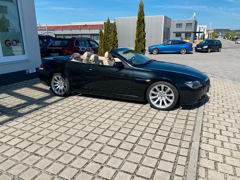 Schwarz Gebraucht 2004 BMW 645 Cabriolet Cabrio | 8.999 € (Superpreis) - Bild 1/4