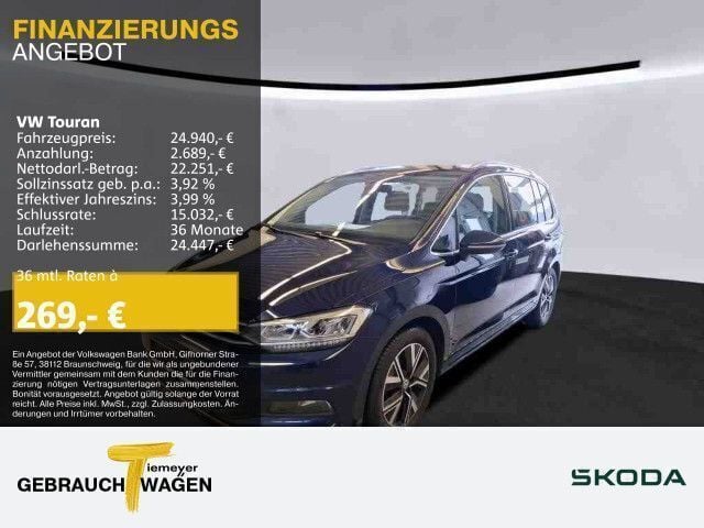 Blau Gebraucht 2020 VW Touran Highline Van / Kleinbus | 24.940 € (Fairer Preis) - Bild 1/1