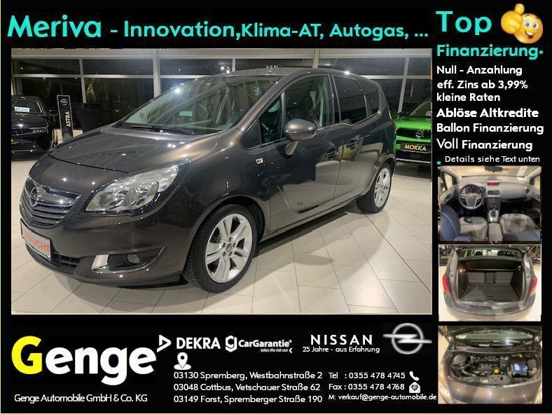 Platin anthrazit silbergrau Gebraucht 2014 Opel Meriva Innovation Van / Kleinbus | 6.990 € (Fairer Preis) - Bild 1/4