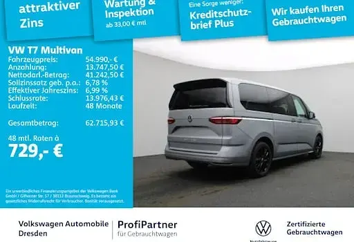 Gebraucht VW Multivan Style 150 PS (110 kW) 2025 Silber Van / Kleinbus