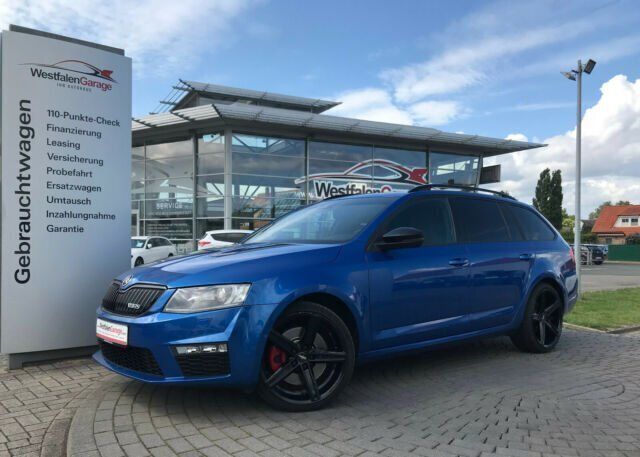 Gebraucht Skoda Octavia RS 220 PS (161 kW) 2014 Blau metallic Kombi