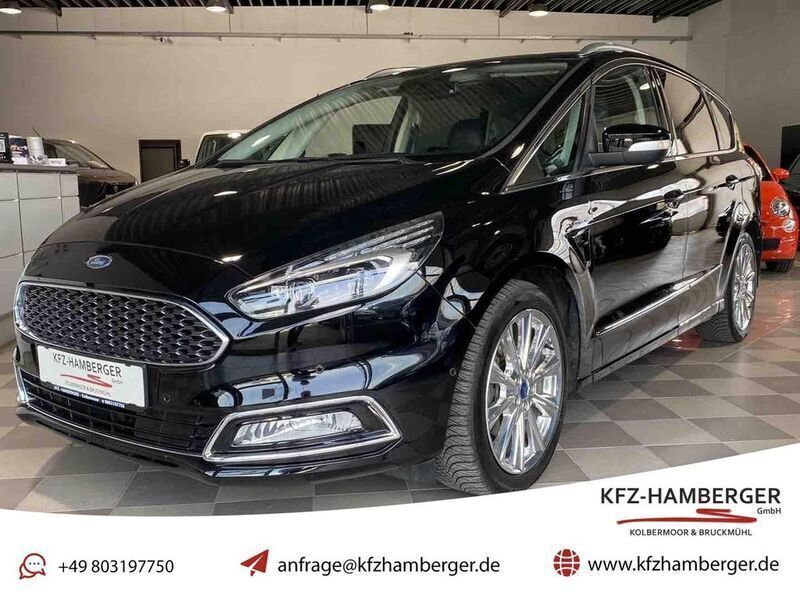 Schwarz Gebraucht 2016 Ford S-MAX Vignale Van / Kleinbus | 20.990 € (Fairer Preis) - Bild 1/4