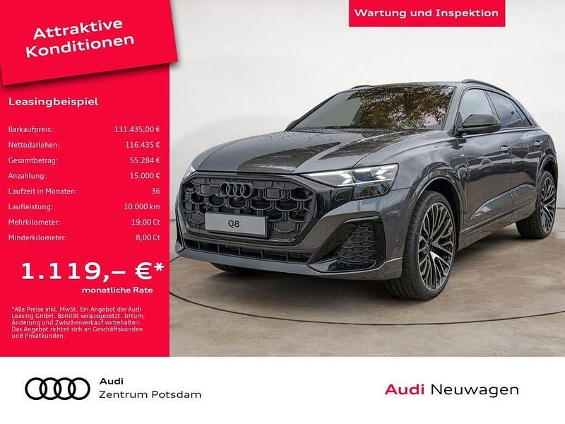 Grau Neu 2025 Audi Q8 Business SUV | 119.999 € - Bild 1/4