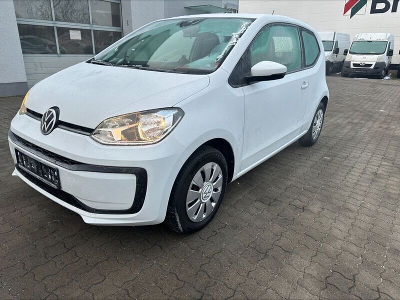 Weiß Gebraucht 2021 VW up! Basis Kleinwagen | 8.890 € (Guter Preis) - Bild 1/4