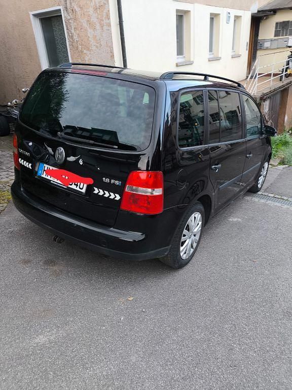 Gebraucht VW Touran Highline 116 PS (85 kW) 2005 Schwarz Van / Kleinbus