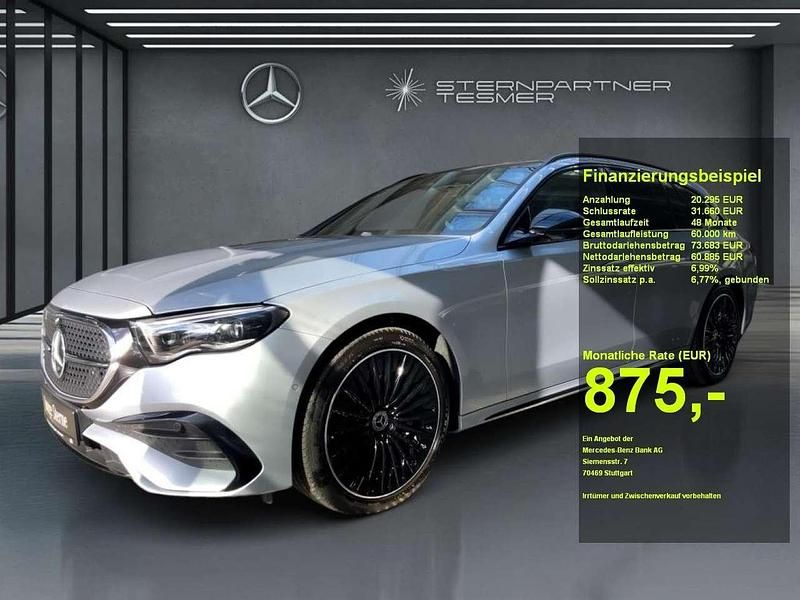 Silber Gebraucht 2024 Mercedes E450 AMG Limousine | 80.390 € - Bild 1/3