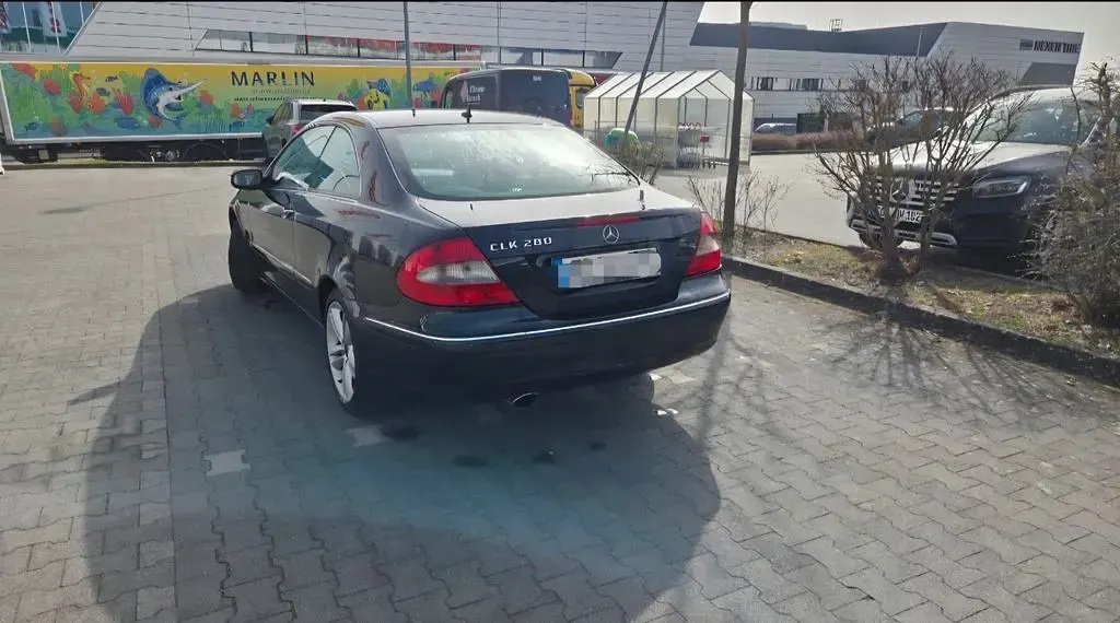 Gebraucht Mercedes CLK280 Avantgarde 231 PS (169 kW) 2007 Schwarz Coupé