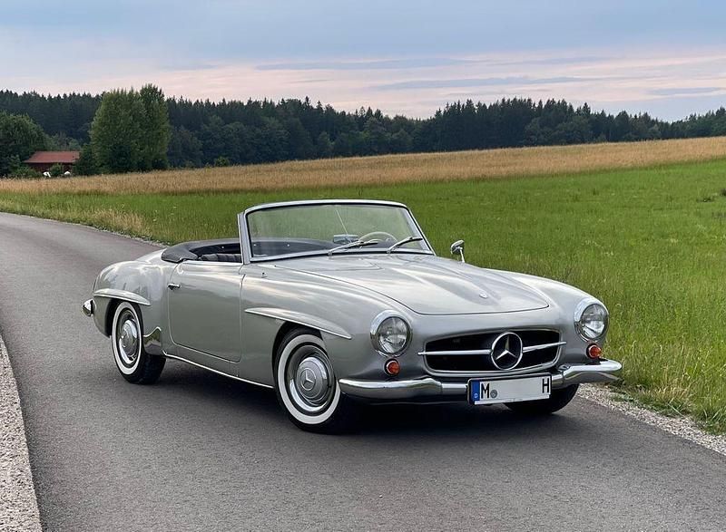 Silber Gebraucht 1960 Mercedes 190 Cabrio | 149.000 € - Bild 1/4