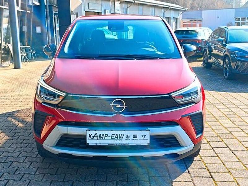 Gebraucht Opel Crossland X Elegance 110 PS (80 kW) 2023 Lackierung peperoncino red/metal (metallic) SUV
